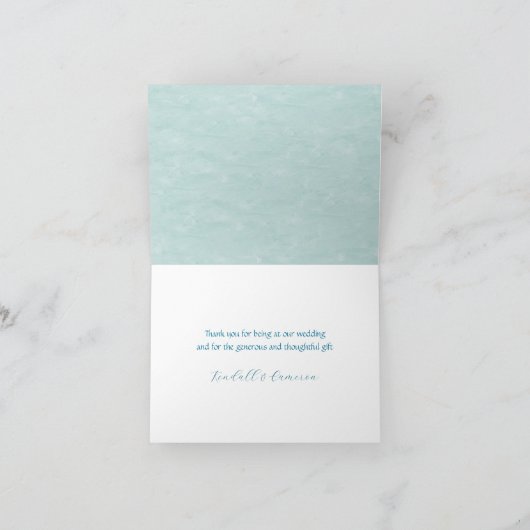 Starfish Sand Dollar Beach Dank je Kaart bericht (Binnen)