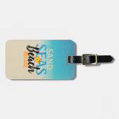 Starfish Sand Zeeen Beach Bagagelabel (Voorkant horizontaal)