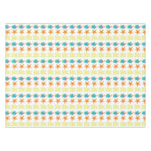 Starfish Sandcastle Sand Pail Summer Beach Print Tafelkleed (Voorkant (Horizontaal))