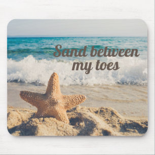Starfish Sandy Beach Ocean Sand between Toes Muismat