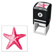 STARFISH SEALIFE RUBBER STAMP ZELFINKTENDE STEMPEL (In situ)