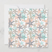 Starfish Seamless Pattern Holiday Kaart (Voorkant)