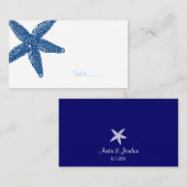 Starfish Seashell Place Card Plaatskaartje (Voorkant / Achterkant)