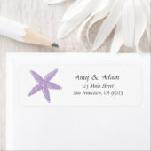 Starfish Seashell retour adres label (Insitu)