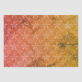 Starfish Seashell Sketch Pattern Tissuepapier (Voorkant)