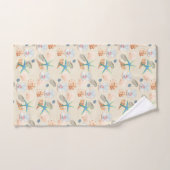 Starfish Seashell Waterverf Pastel Bath Towels Bad Handdoek (Handdoek)