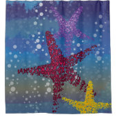 Starfish Seastar Douchegordijn (Voorkant)