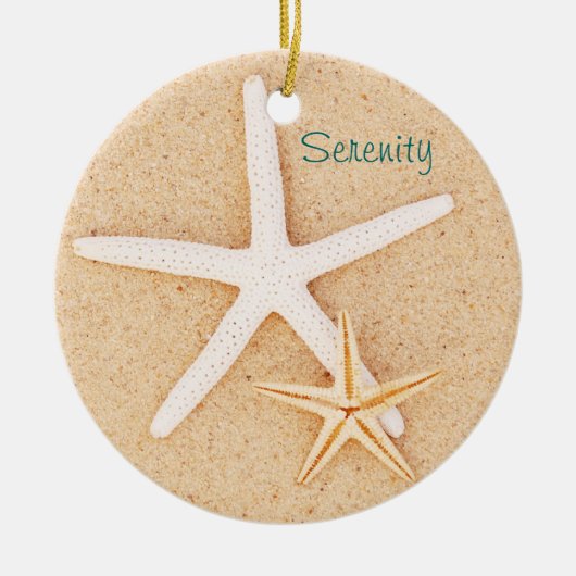 Starfish Serenity Prayer Ornament (Voorkant)