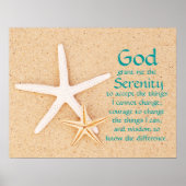 Starfish Serenity Prayer Poster (Voorkant)