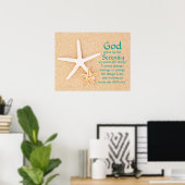 Starfish Serenity Prayer Poster (Thuiskantoor)