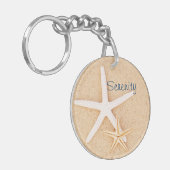 Starfish Serenity Prayer Sleutelhanger (Voorkant Links)