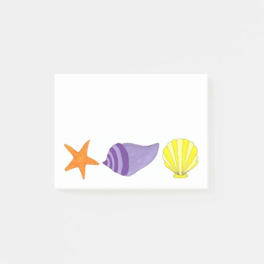 Starfish Shells Zee Shell Beach Post-it Notes (Voorkant)