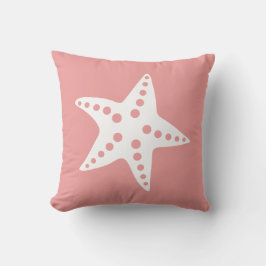Starfish Sierkussen, strand Ocean Theme, roze Kussen