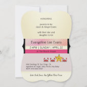 Starfish Star Baby Shower Invitaties Kaart (Achterkant)