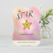 Starfish Star Baby Shower Invitaties Kaart (Staand voorkant)