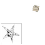 Starfish Star Marine Ocean Beach Life Stamp Rubberstempel (Gestempeld)