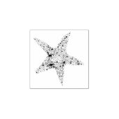 Starfish Star Marine Ocean Beach Life Stamp Rubberstempel (Afrduk)