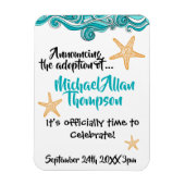 Starfish Story Adoptie Party aankondiging Magneet (Verticaal)