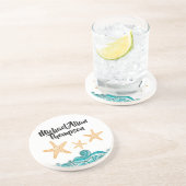 Starfish Story Adoption Party Favors Zandsteen Onderzetter (Zijkant)