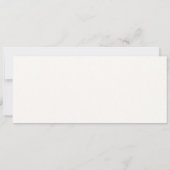 Starfish strand boarding pass bruiloft uitnodiging (Achterkant)