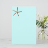 Starfish strand foto kunst briefpapier (Staand voorkant)