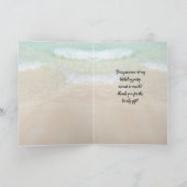 Starfish strand scène dank u bericht Kaart (Binnen)