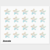 Starfish strand thema bruiloft gunst "Voor u" Ster Sticker (Vel)