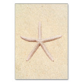 Starfish strand trouwtafel plaats kaart (Achterkant)