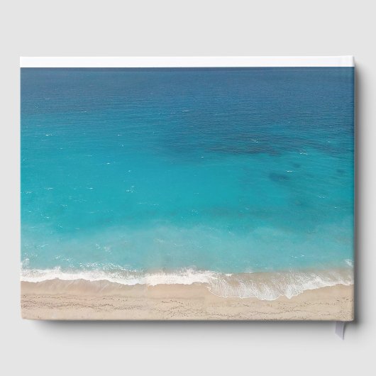 Starfish strand zomer bruiloft gastenboek (Achterkant)