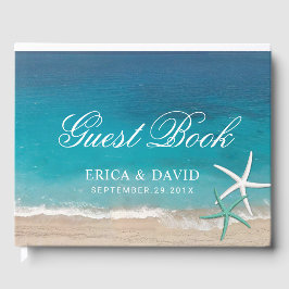 Starfish strand zomer bruiloft gastenboek