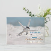 Starfish Strandparen Douche Kaart (Staand voorkant)