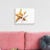 Starfish Stretted Canvas Print (Insitu (Woonkamer))