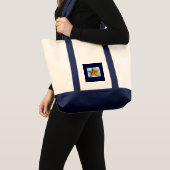 Starfish Striped Bag Tote Bag (Voorkant (product))