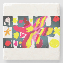 Starfish  style  stenen onderzetter