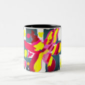 Starfish  style  tweekleurige koffiemok (Center)