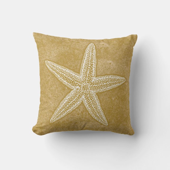 Starfish Tan Sand Kussen (Voorkant)