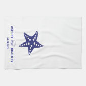 Starfish Tea Towel, keukenhanddoek voor bruiloft (Horizontaal)