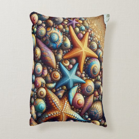 Starfish throw cushion accent kussen (Achterkant (Verticaal))