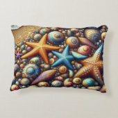 Starfish throw cushion accent kussen (Achterkant)