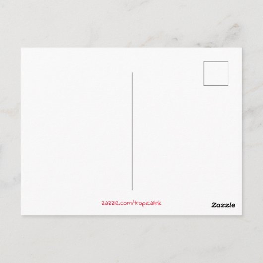 Starfish Tropical Sandy Beach Zee Wave Briefkaart (Achterkant)