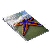 Starfish Tropical Sandy Beach Zee Wave Notitieboek (Rechterzijde)