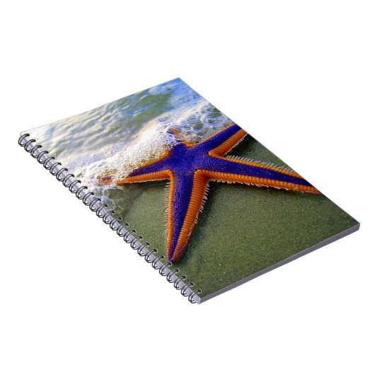 Starfish Tropical Sandy Beach Zee Wave Notitieboek (Rechterzijde)