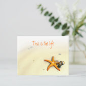 Starfish Vacation Briefkaart (Staand voorkant)