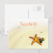 Starfish Vacation Briefkaart (Voorkant / Achterkant)