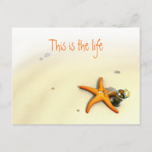 Starfish Vacation Briefkaart