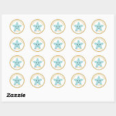 Starfish Verjaardag Sticker (Vel)