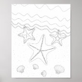 Starfish Volwassenen Poster (Voorkant)