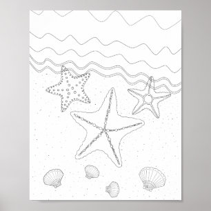 Starfish Volwassenen Poster