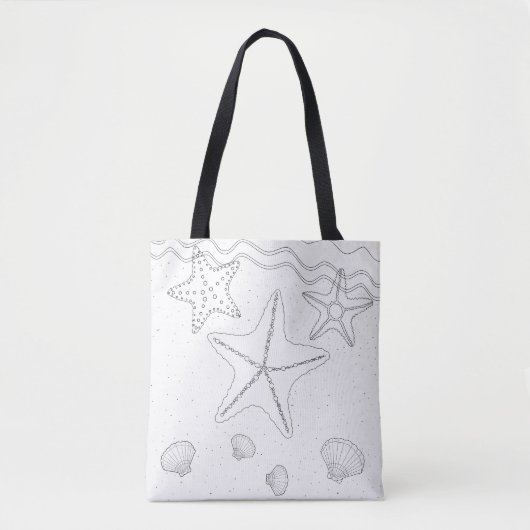 Starfish Volwassenkleurig volledig Tas (Voorkant)