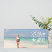 Starfish Warm Holides| 2015 Vakantie Feestdagenkaart (Staand voorkant)